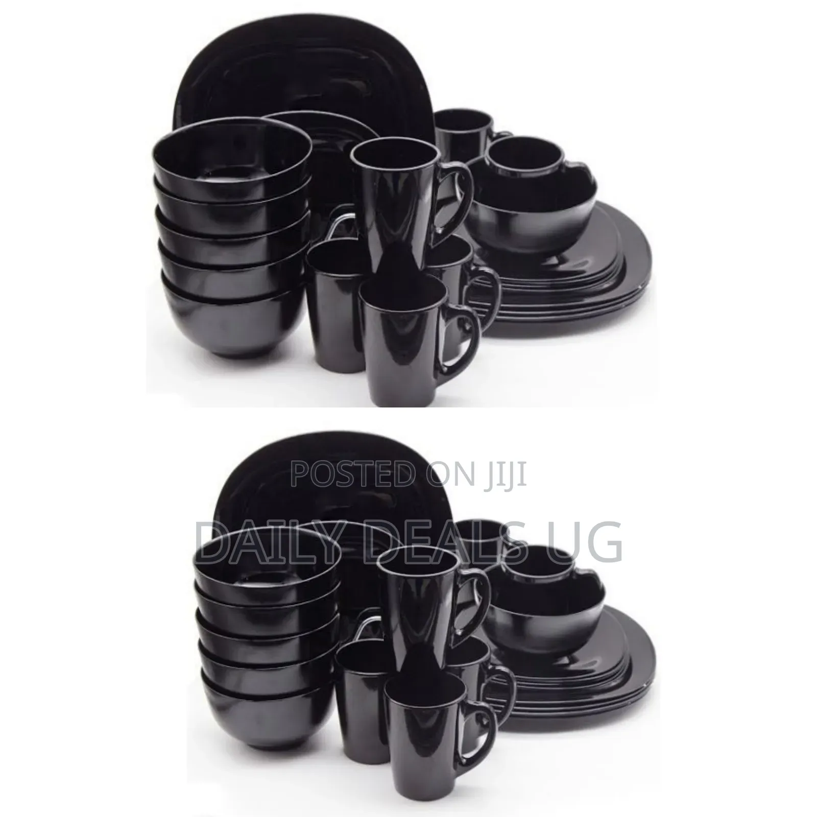Luminarc 24 Piece Luminarc Plates,Side Plates,Cups and Bowls Dinner