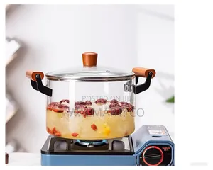 Glass Saucepan(Heat Resistant) 4.5l