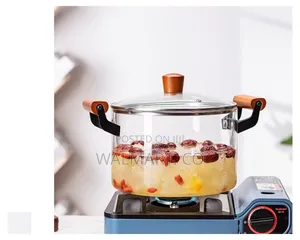 3.5l Glass Saucepan Heat Resistant