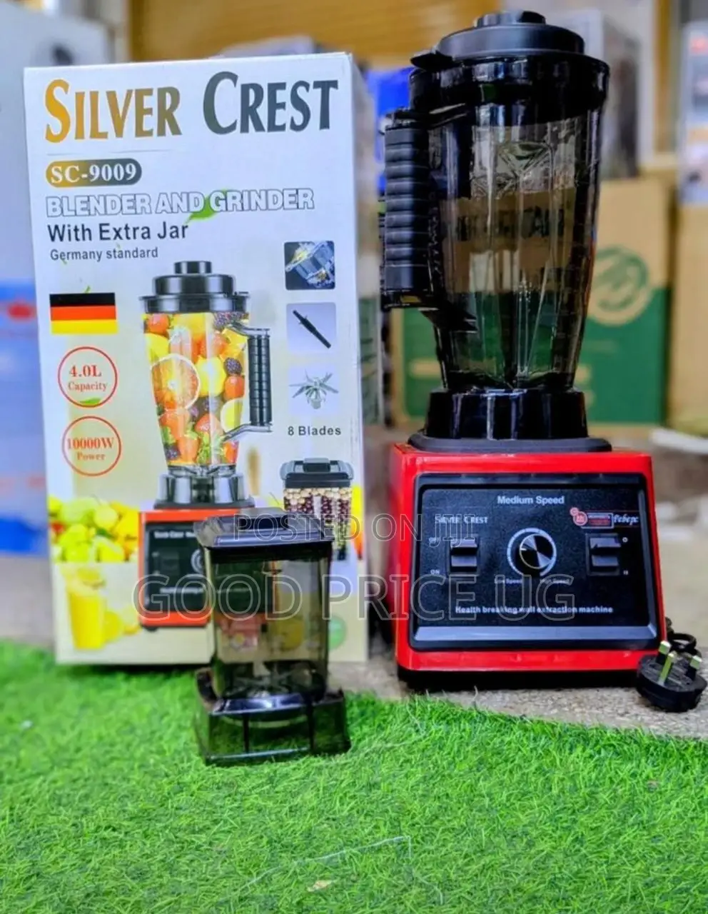 Silver Crest Blender and Grinder With Extra Jar