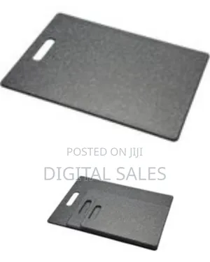 3 PCS Chopping Board Set Nonslip Meat Cutting Block Plastic Chopping