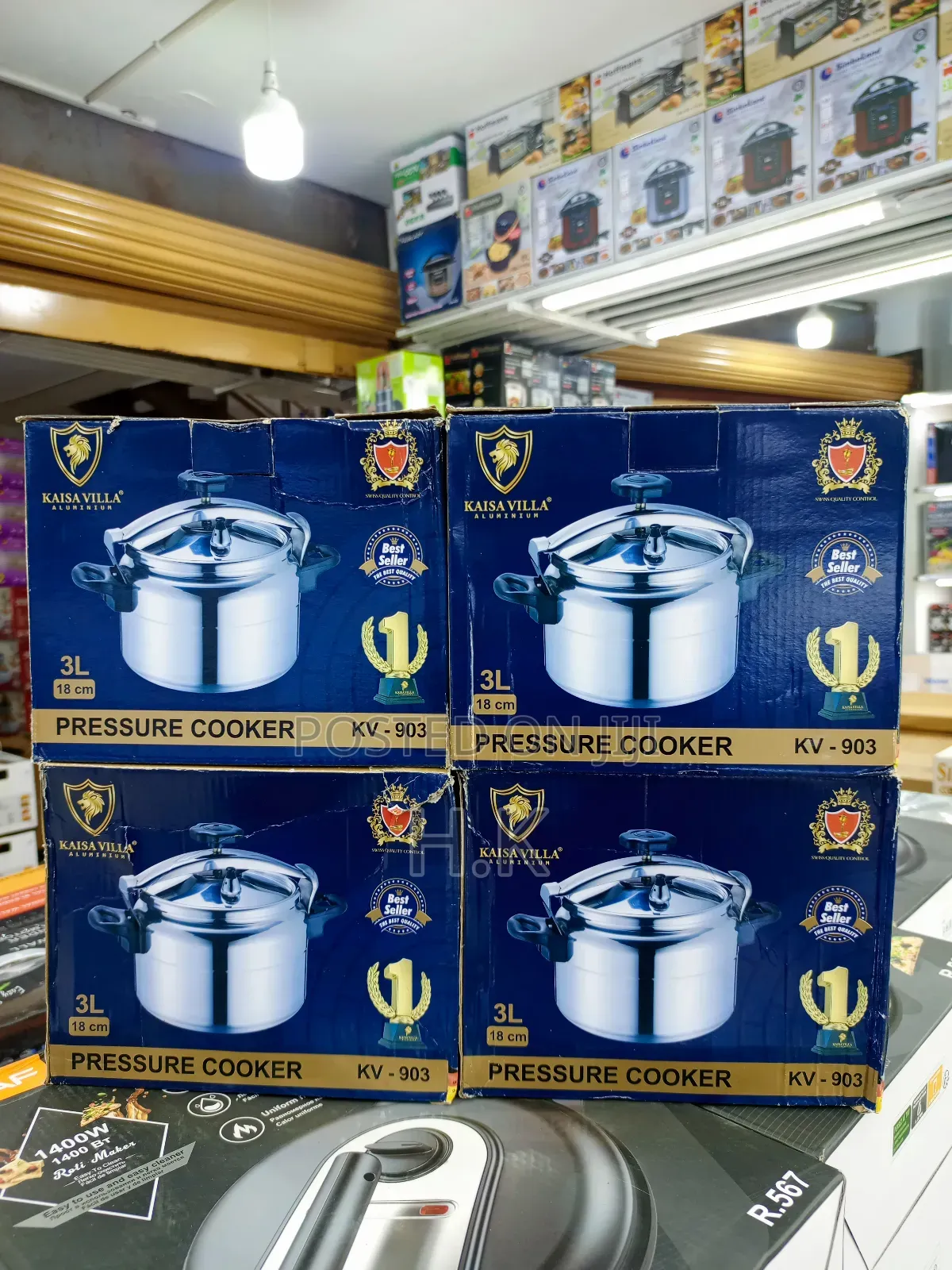 Kaisa Villa 3l Pressure Cooker, Model Number Kv-903.
