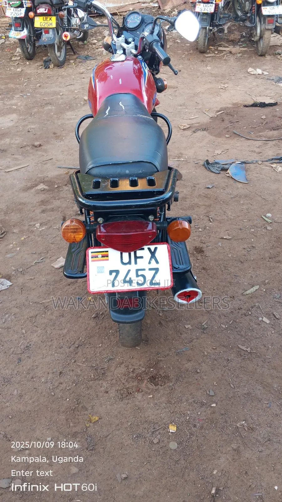 Bajaj Boxer 125 2023 Red
