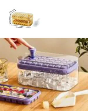 32/64grid Pressing Style Ice Mold Box Plastics Ice Cube Maker