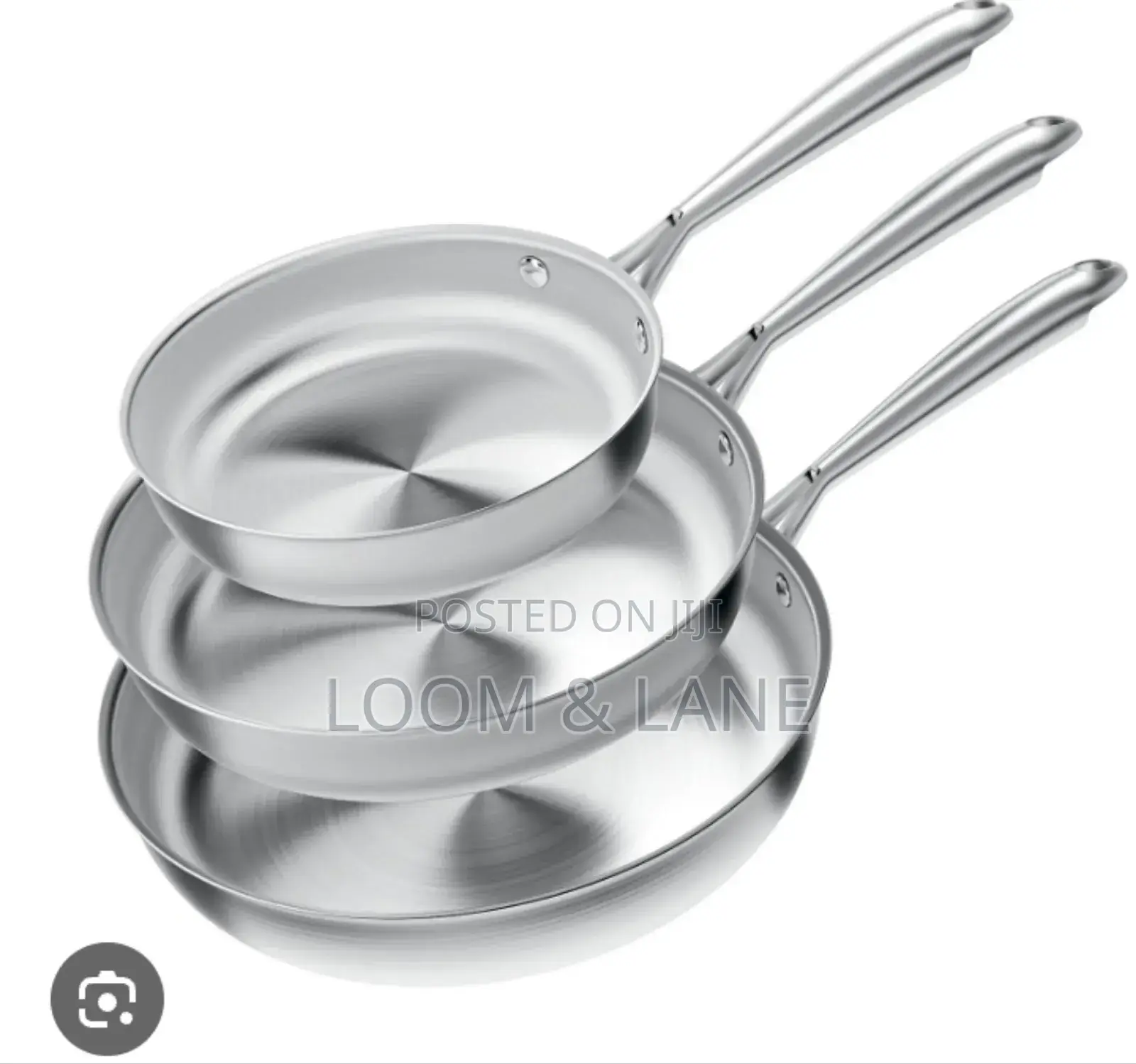 26cm Stainless Steel Frying Pan