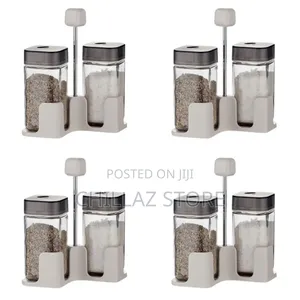 Double Countertop Spice Salt, Sugar Coffee.