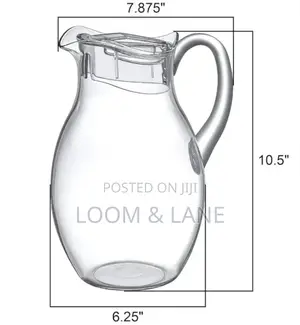 Clear Acrylic Water Pitcher Jug
