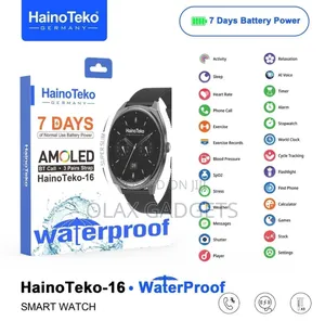 Hainoteko Hainoteko-16 Ultra Slim Waterproof Smart Watch With Amoled