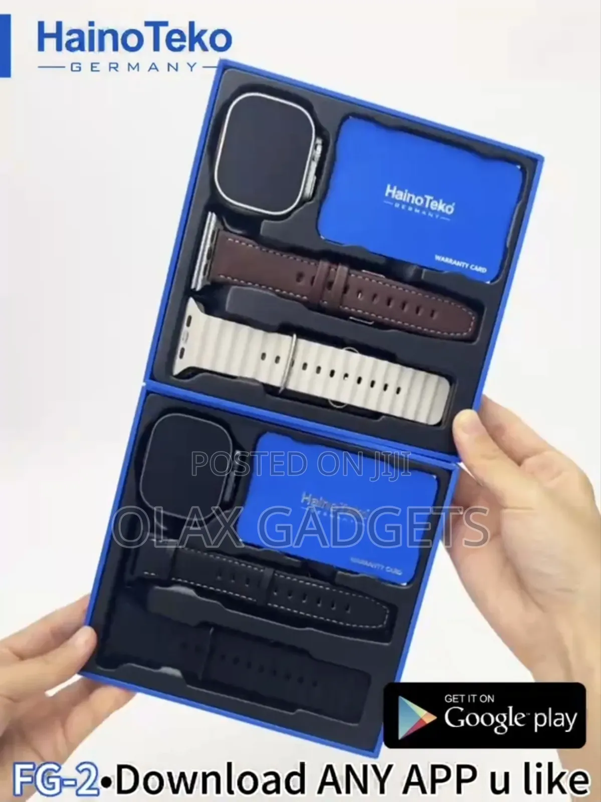 Hainoteko Fg-2 5g Android Smart Watch With 5g Sim Support, Camera, GPS