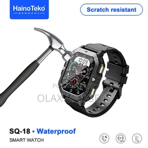 Hainoteko Sq18 Scratch Resistend Smart Watch With 3 Pair Strap
