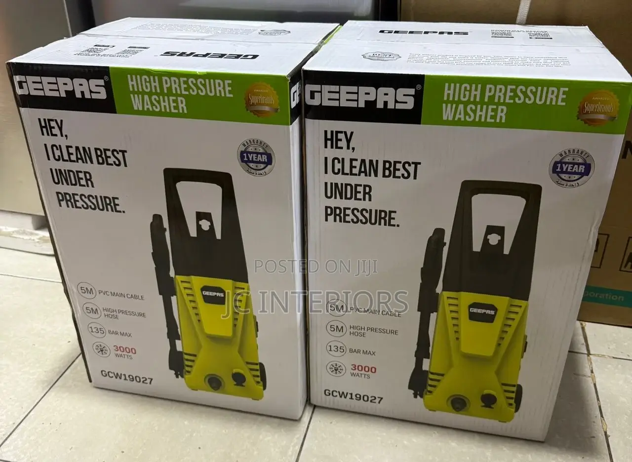 High Pressure Washer at 480,000/= - Geepas