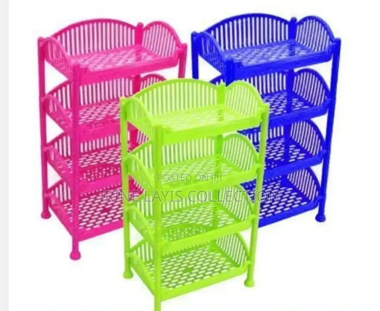 4 Tier Plastic Multipurpose Trolley