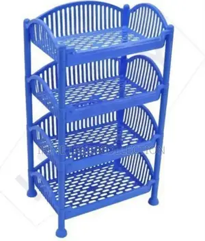4 Tier Plastic Multipurpose Trolley