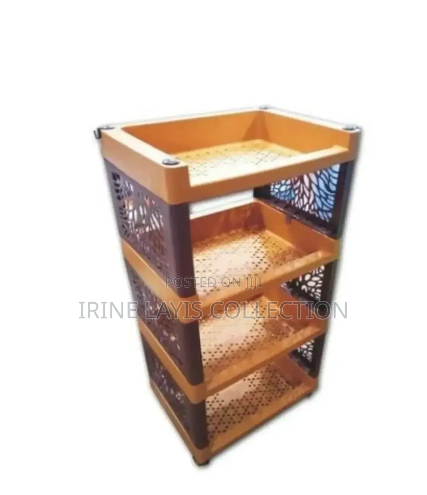 4 Tier Multipurpose Stackable Storage Trolley