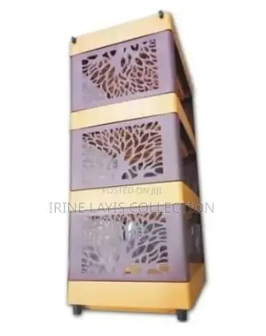 4 Tier Multipurpose Stackable Storage Trolley