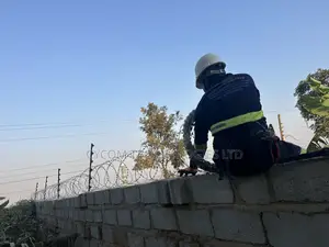 Electric Fence With Lazor Wire