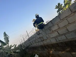 Electric Fence With Lazor Wire