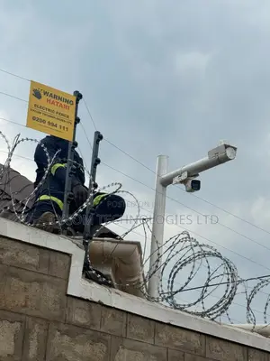 Electric Fence With CCTV Cameras