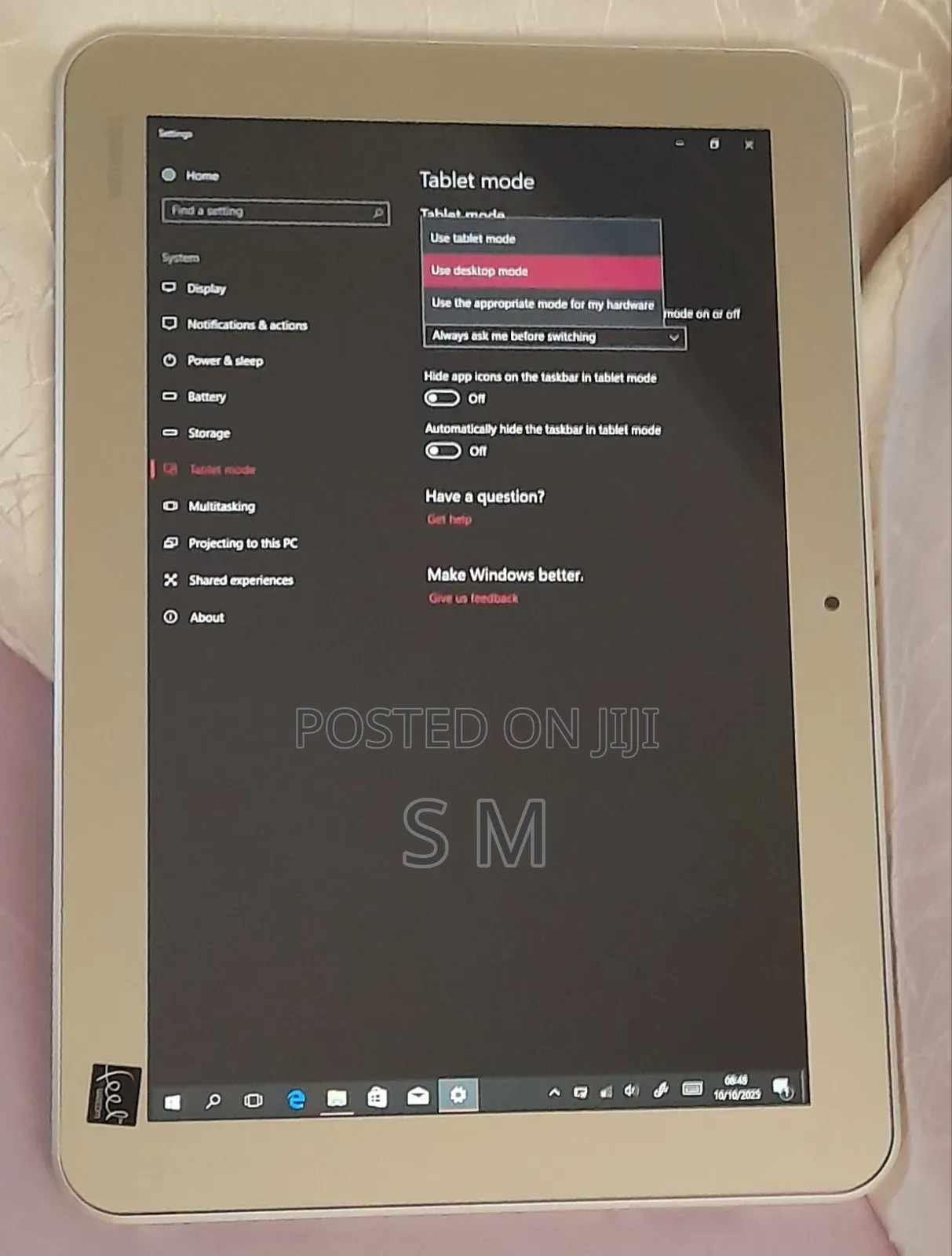 Toshiba Encore 2 Write 10 64 GB Silver