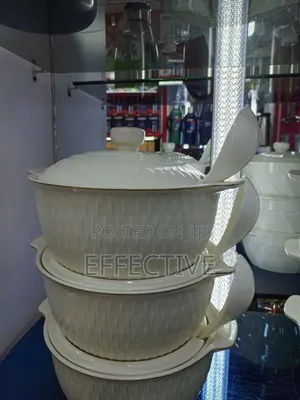 Three-Set Ceramic Serving Bowls