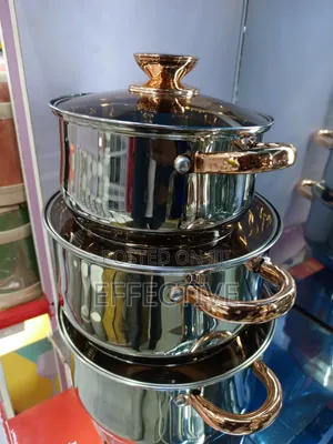3-Piece Stainless Steel Induction Cookware Set