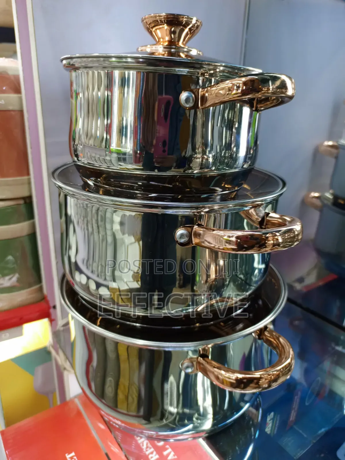 3-Piece Stainless Steel Induction Cookware Set