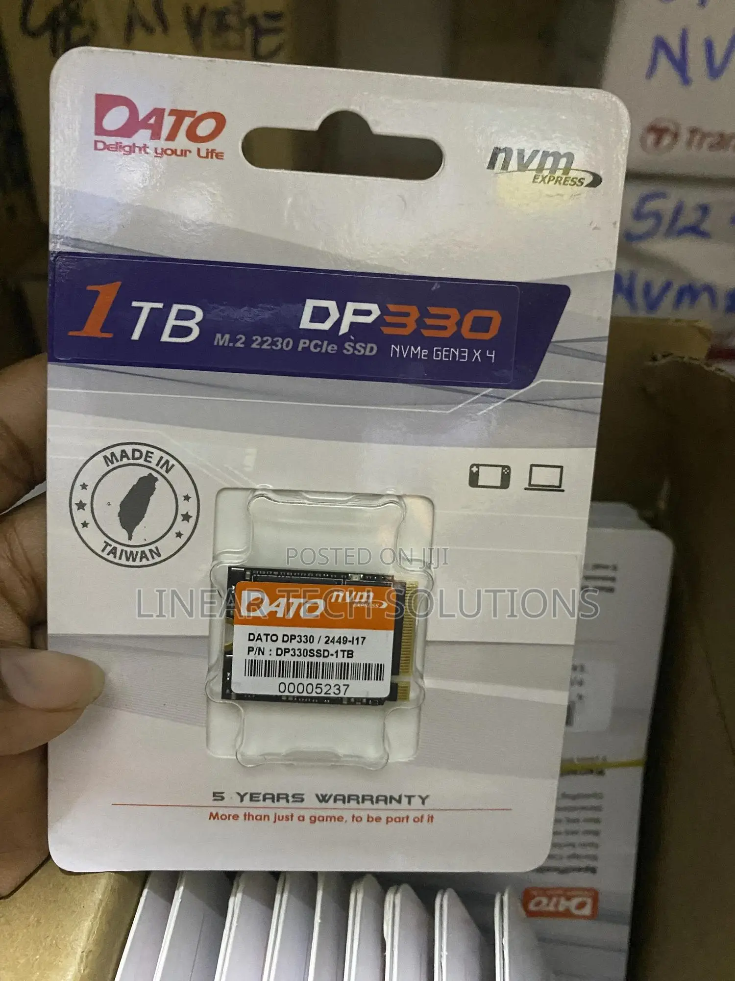 Dato 1tb Ssd M.2 2230, Nvme 1.3 Pcie Gen3