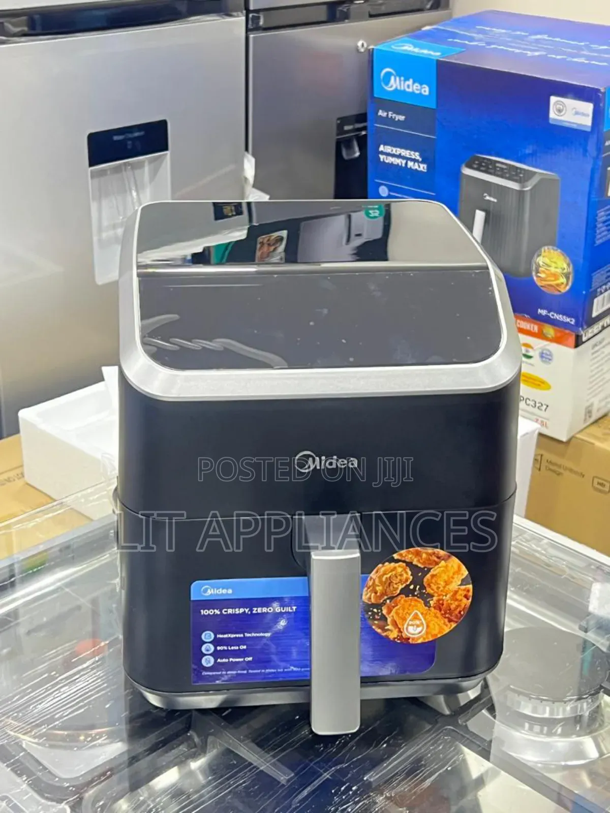 Midea Strong Airfryer 5.5l. Strong Material and Durable.