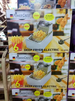 Power Crest 6-Liter Electric Deep Fryer, Model Pc-Df81.