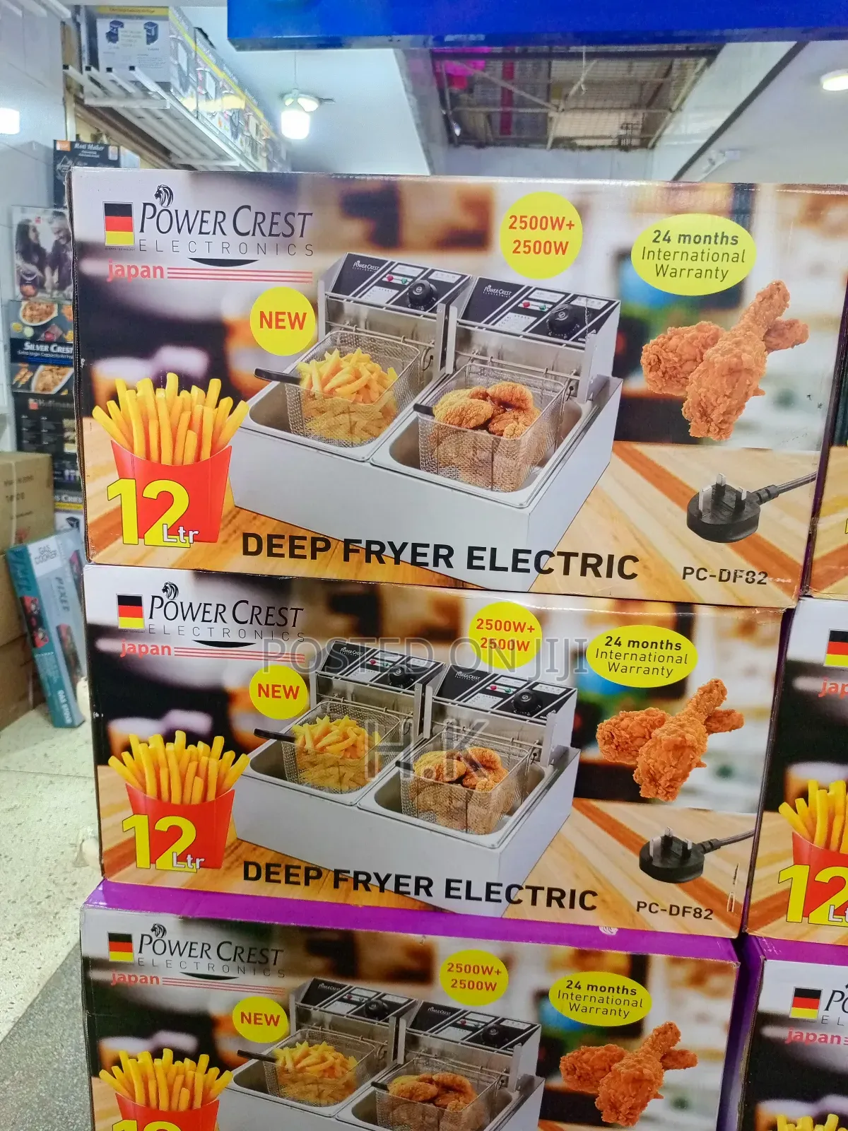 Power Crest Electric Deep Fryer, Model Pc-Df82.