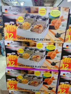 Power Crest Electric Deep Fryer, Model Pc-Df82.