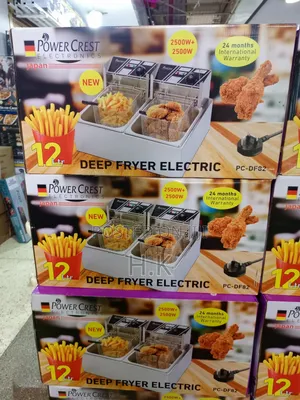 Power Crest Electric Deep Fryer, Model Pc-Df82.