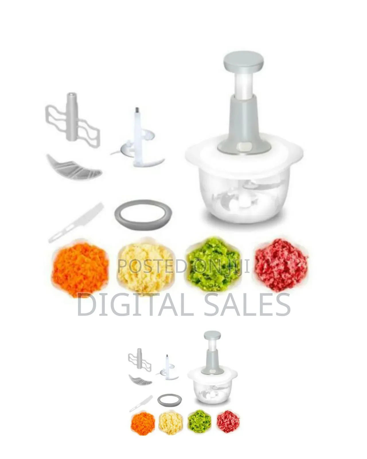 1.2l Manual Mini Hand Pull Chopper Food Processor