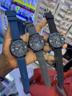 Longbo Rubber Strapped Men's Original Analog Wrist Time Piece