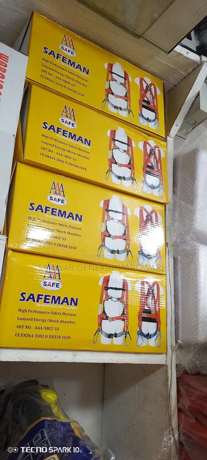 Safety Harness Full Body Belts(Double Lanyard)