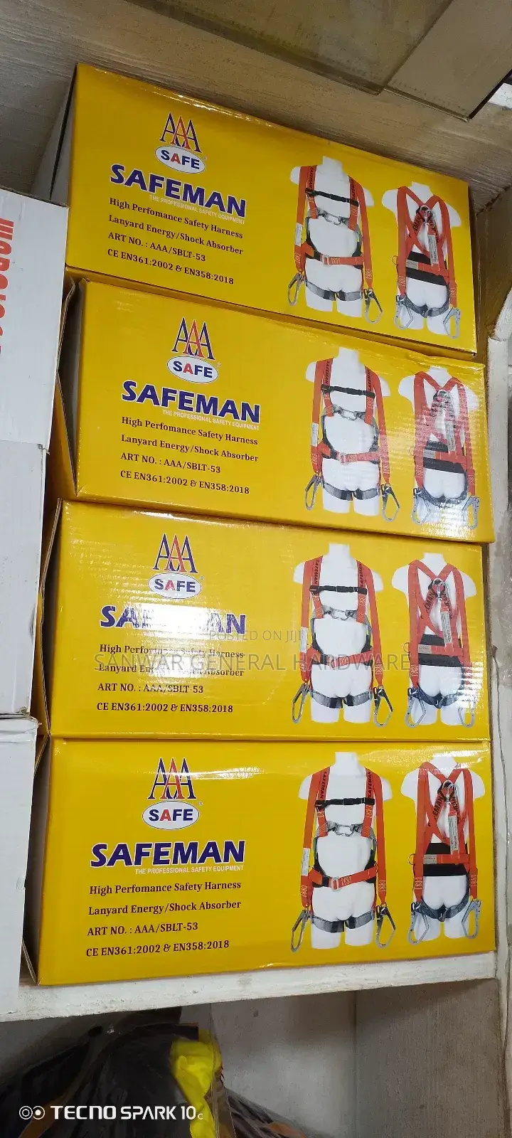 Safety Harness Full Body Belts(Double Lanyard)