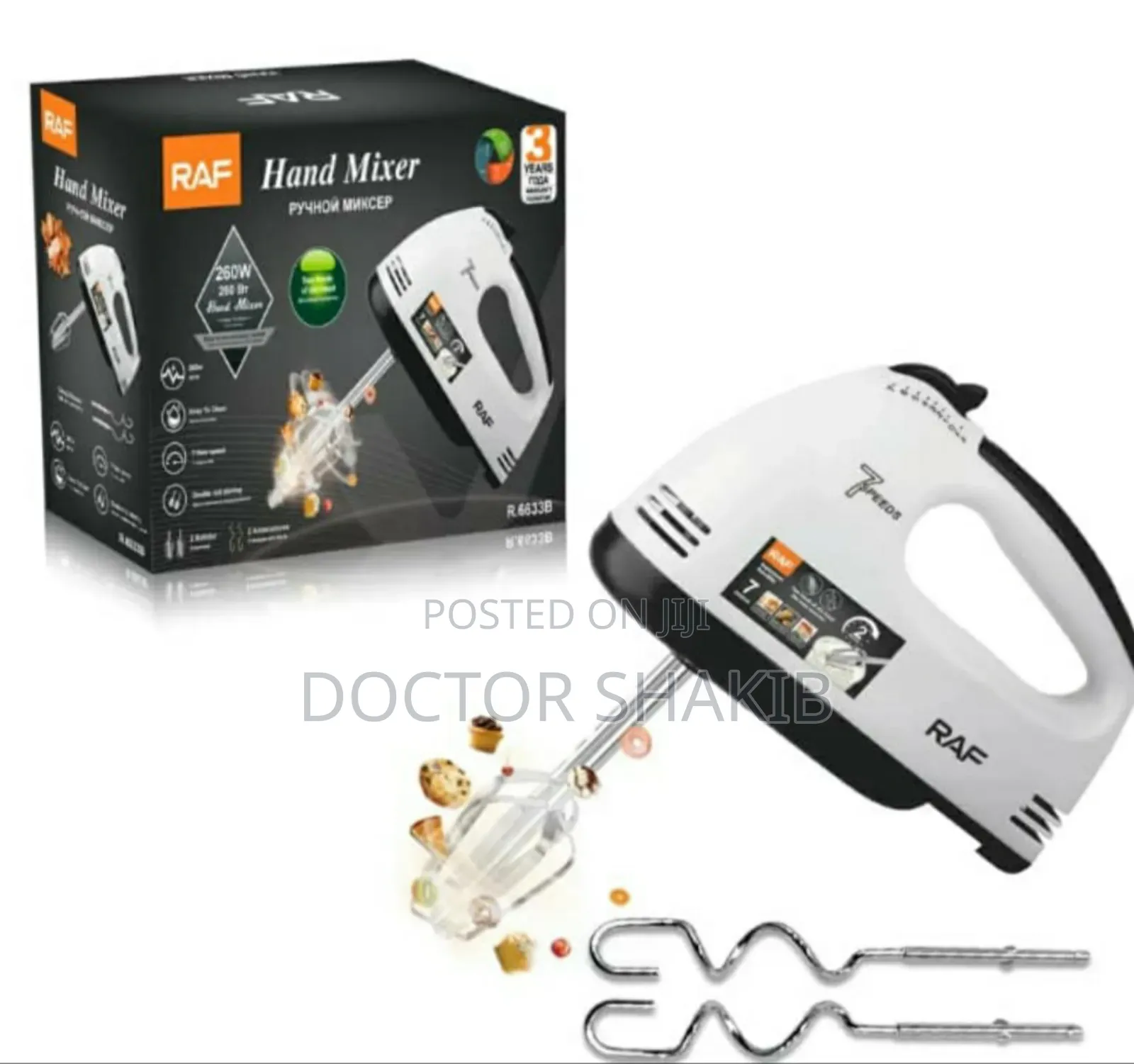 High Performance Raf Kitchen Hand Mixer(Egg Beater)