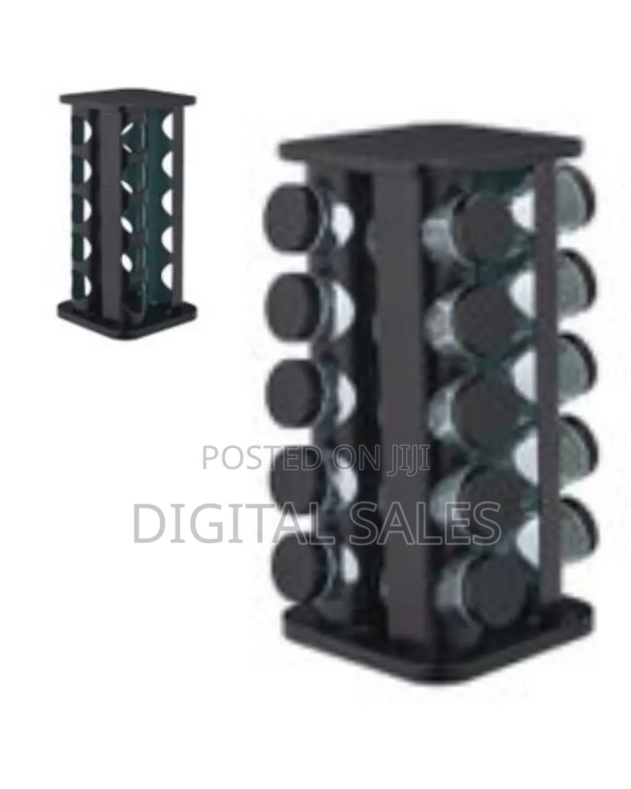 Rotatable Spice Rack Stainless Steel Spice