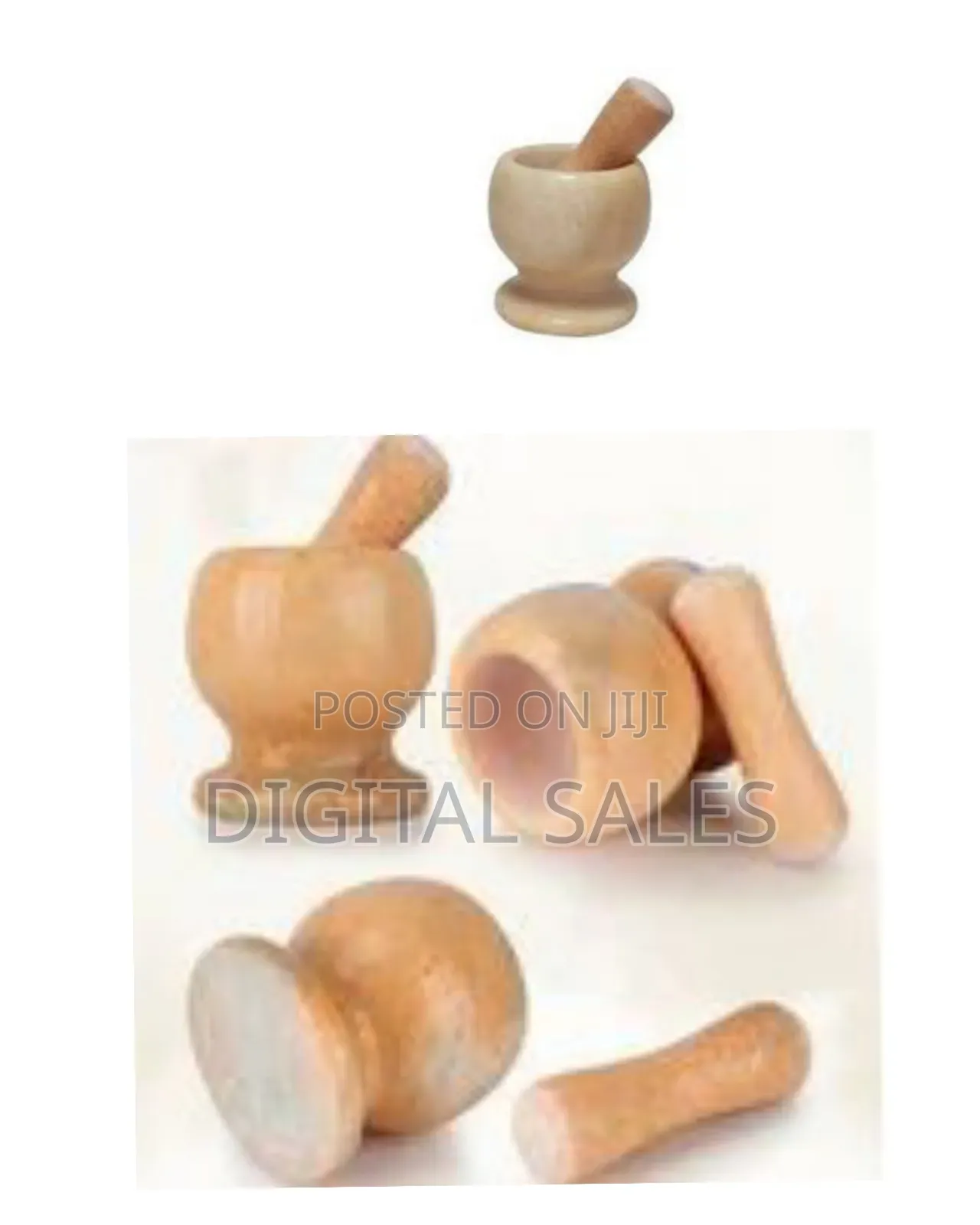 Marble Natural Stone Mortar and Pestle Unpolished Interior for Superi0