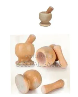 Marble Natural Stone Mortar and Pestle Unpolished Interior for Superi0