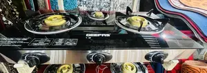 Geepas 3 Gas Bunners Ceramic Table Top Stove