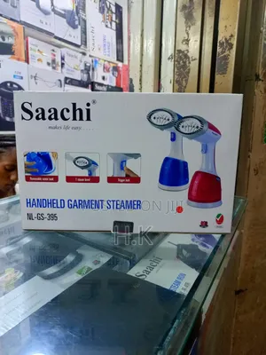 Saachi Handheld Garment Steamer (Model Nl-Gs-395-Bl).