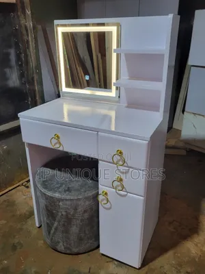 Dressing Mirror Made Out of Wood