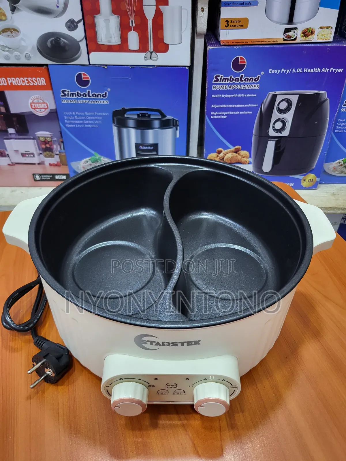 Startech Stainless Electric Multi-Cooker With Divider