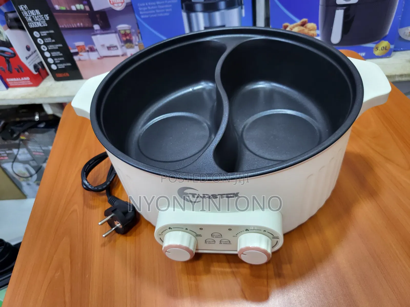 Startech Stainless Electric Multi-Cooker With Divider