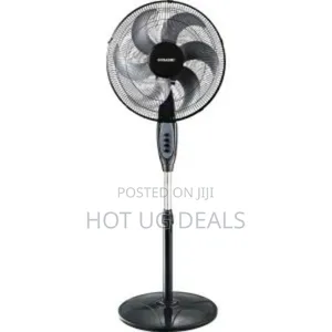 Cortina Electric Standing Fan 16 Inches Remote Controlled- Black
