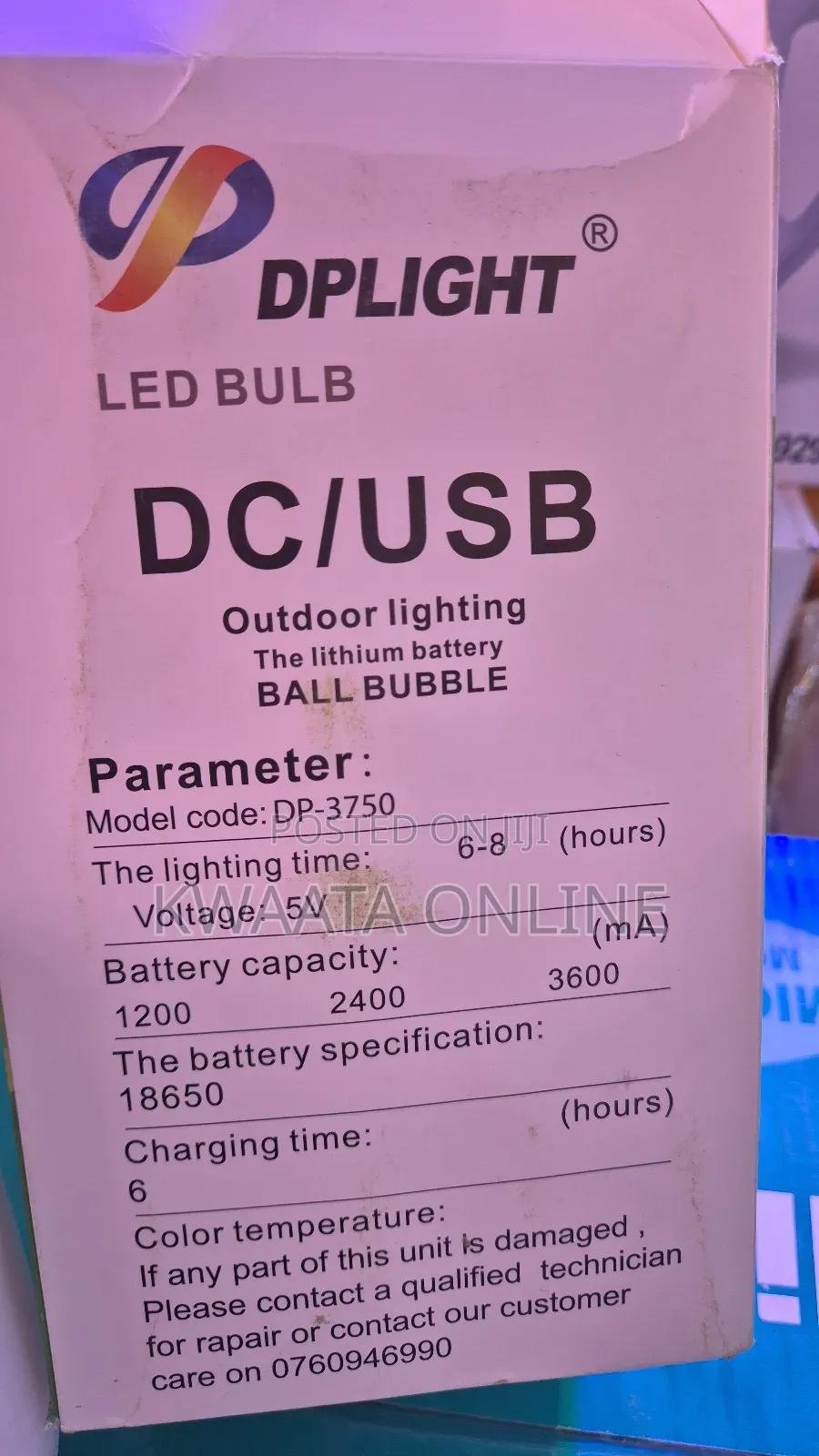 50w Portable Camping Lights Usb Rechargeable Led Bulb Camping Lantern