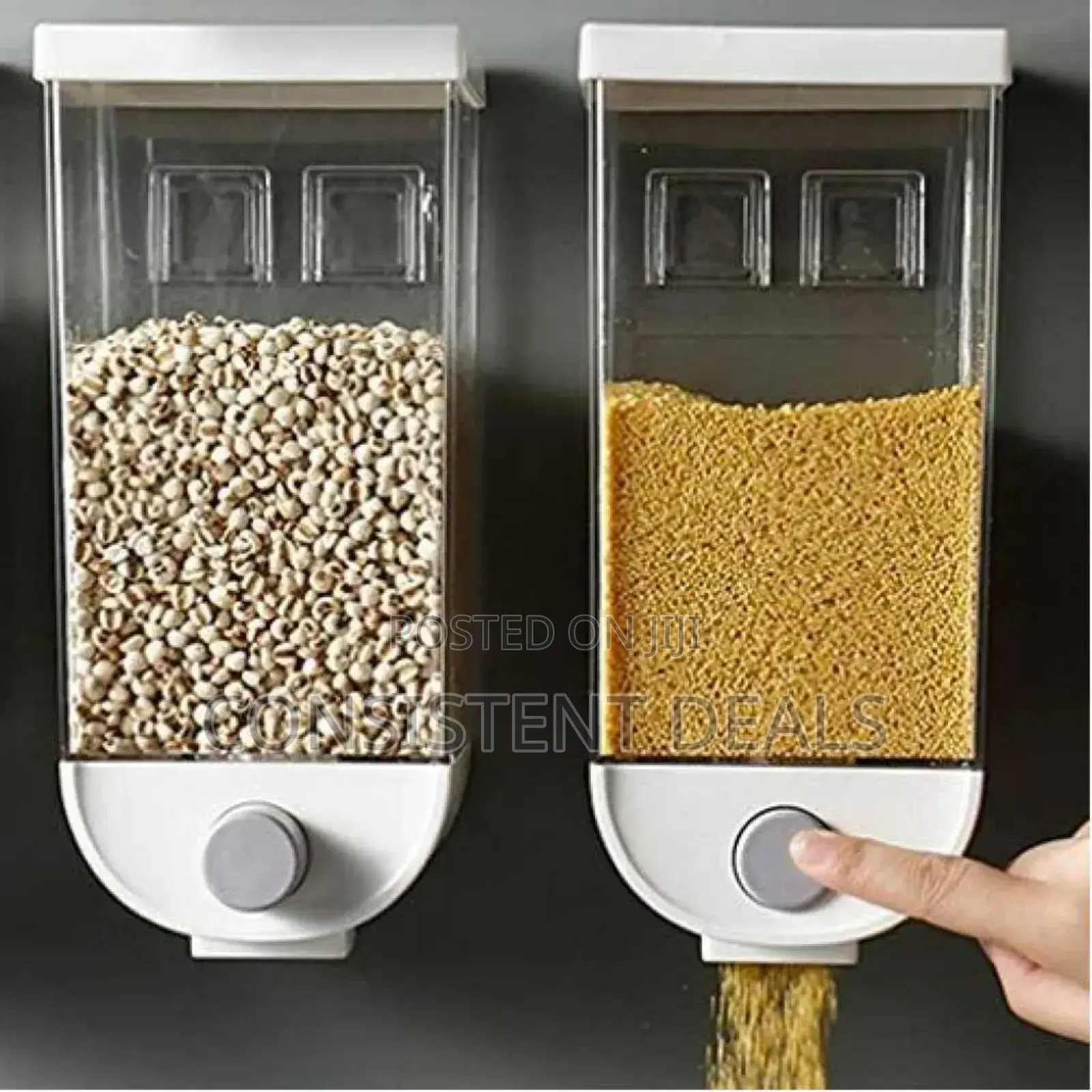 (1pc) Wall Mount 1l Cereal Dispenser