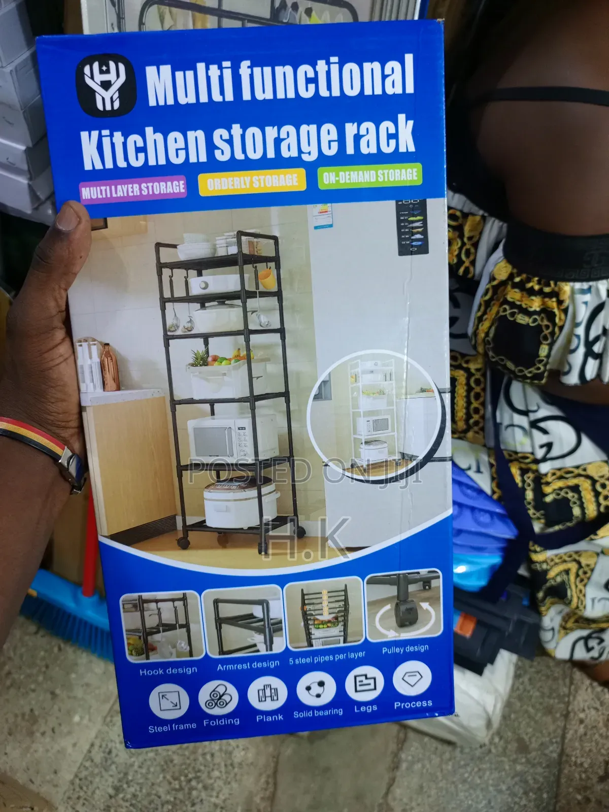 Multifunctional Kitchen Storage Rack.