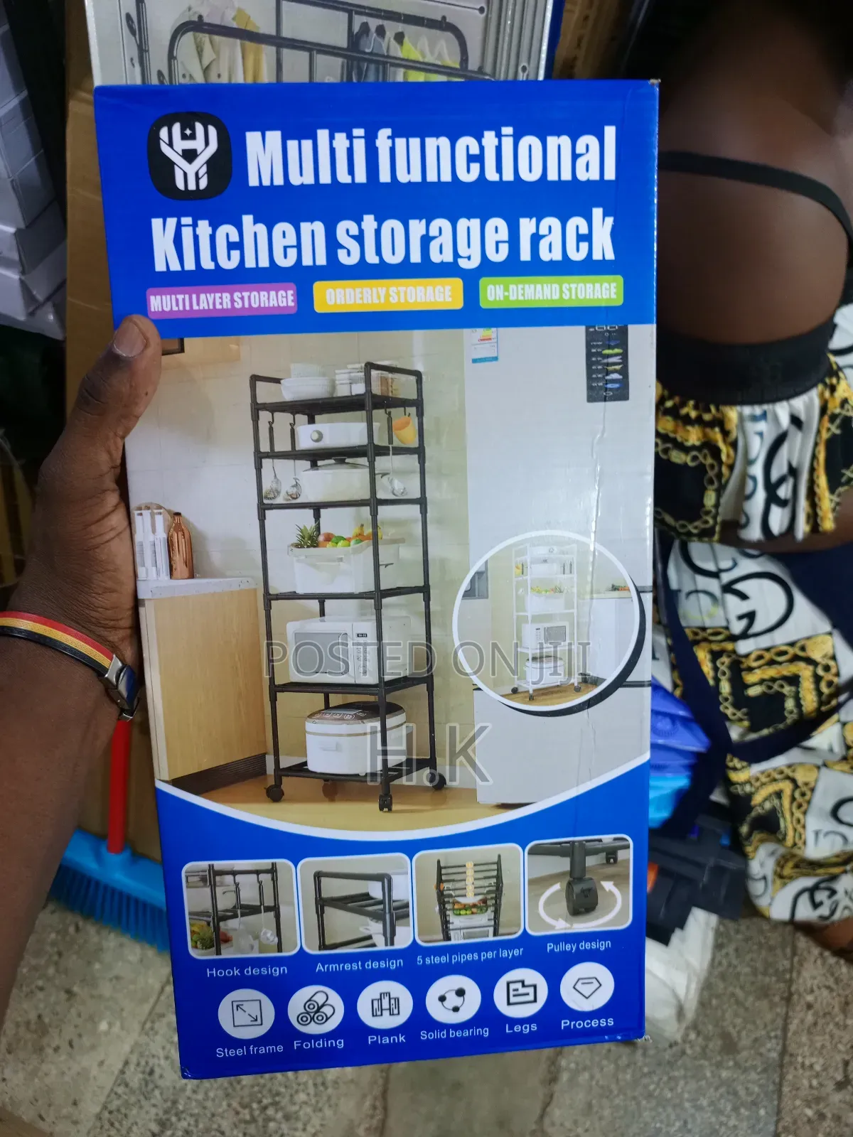 Multifunctional Kitchen Storage Rack.